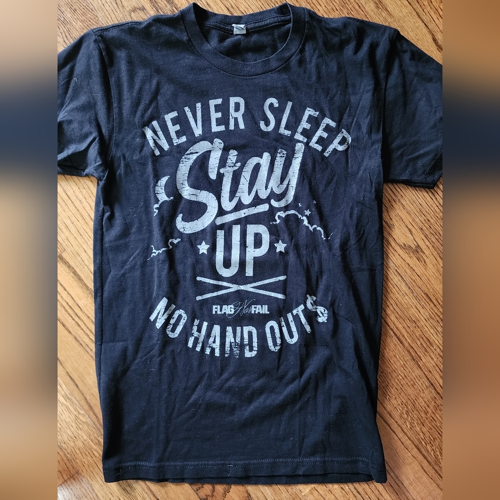 Flag Nor Fail Black Short Sleeve Tee
